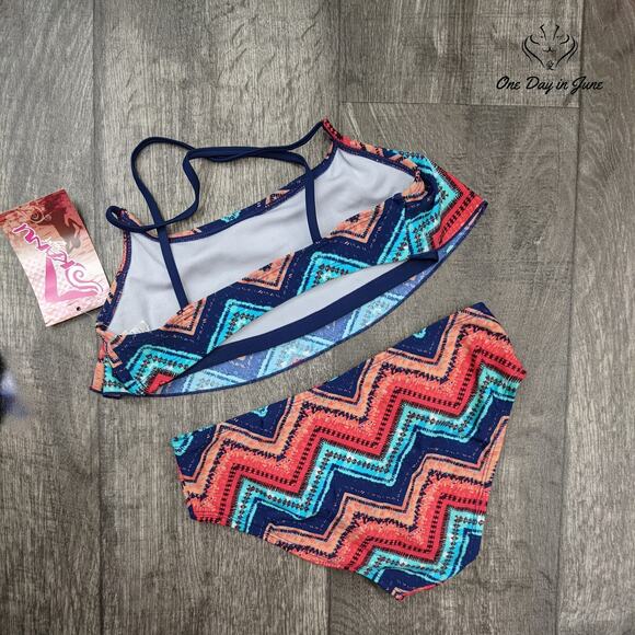 Kanu Surf Alania Flounce Bikini Swimsuit Size 12 - Picture 4 of 5